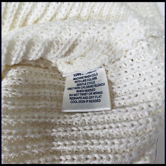 NWT LOVE BY DESIGN CREAM MOCK NECK SWEATER XL - Picture 12 of 13